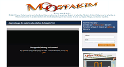 Desktop Screenshot of moostakim.com